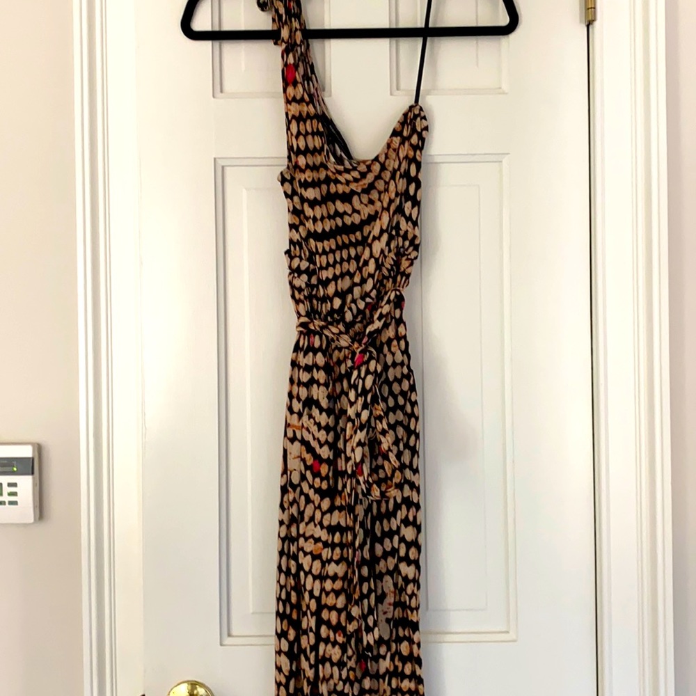One shoulder jumpsuit
